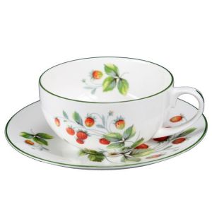 Filiżanka Babuni David Michael 300ml ze spodkiem - Poziomka